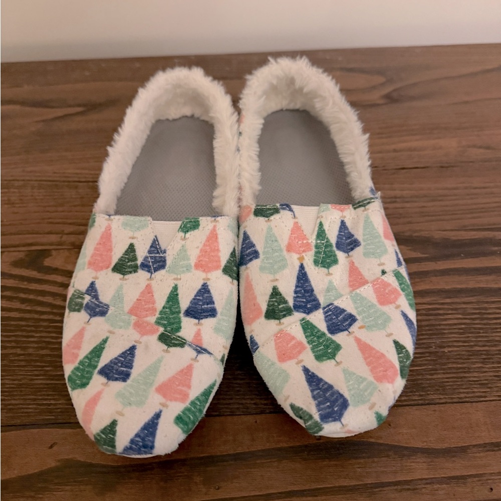 Cozy Tree Patterned Womens Toms shoes/Slippers